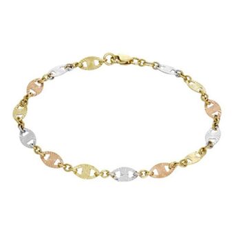 Kevin's Joyeros Pulsera en oro amarillo de 18 kilates con visos, 19 cm. de largo, 5 mm. de ancho oferta