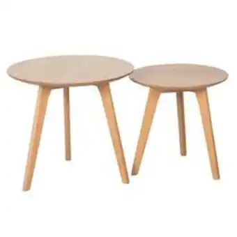 Tugó Mesa auxiliar bo set*2 natural oferta