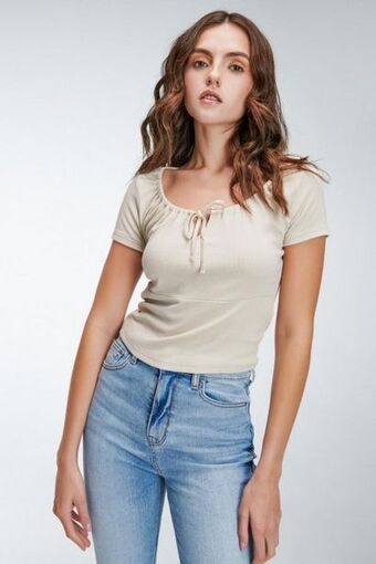 Koaj Camiseta manga corta con escote en frente oferta