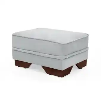 Puff daytona tela plata patas caramelo