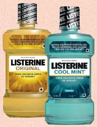 FarmaTodo Enjuague Bucal Listerine Zero Alcohol Menta Suave 500ml oferta