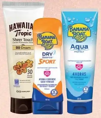 FarmaTodo Protector Solar Banana Boat Agua Protect Locion SPF 50+ 236ml oferta