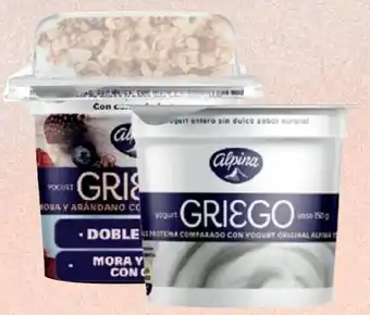 Yoghurt Alpina Griego Sabor Natural Sin Azucar 150g