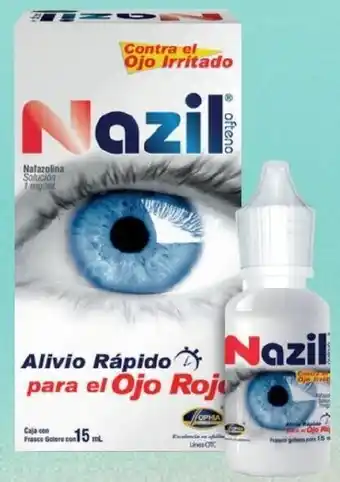 FarmaTodo Nazil Ofreno 0,1% Sol. Oftálmica Frasco 15ml Sophia Nafazolina oferta