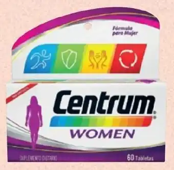 FarmaTodo Centrum Women Tableta Frasco 60Tab. Multivitaminico oferta
