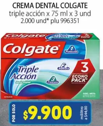 Crema Dental Colgate 75ml x 3Und