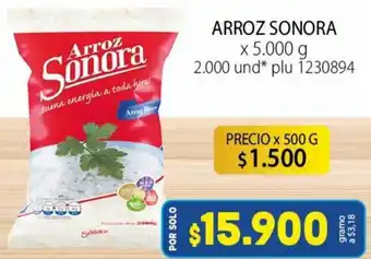 Colsubsidio Arroz Sonora 5,000g oferta
