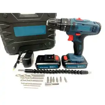 Linio Taladro inalambrico 24v voltios percutor + accesorios oferta