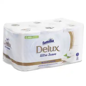 Makro Papel higiénico familia delux 29m 12u oferta