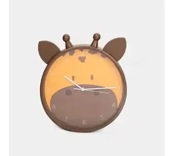 Reloj de pared circular diseño jirafa