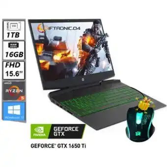 Linio Portatil gamer hp r5 4600h 16gb 1tb ssd oferta