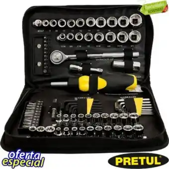 Linio Juego de herramienta 83 piezas copas rache carro moto marca pretul oferta