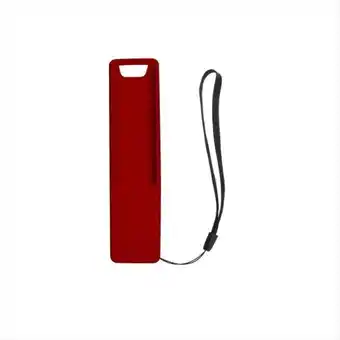 Funda forro protector control compatible con smart tv rojo