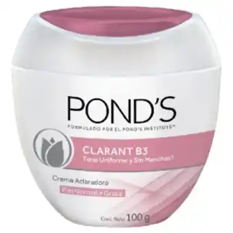 Makro Crema facial ponds clarant b3 100g oferta