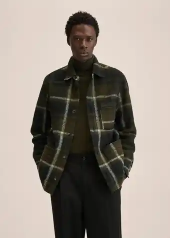 Sobrecamisa lana cuadros