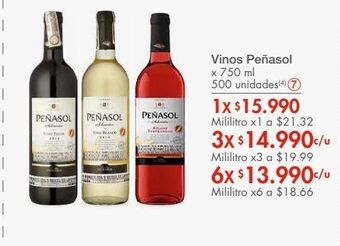 Metro Vinos peñasol x 750ml oferta