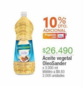 Jumbo Aceite vegetal oleosander oferta