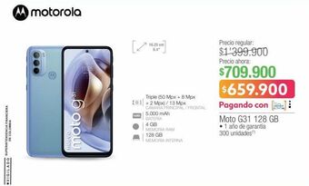 Jumbo Moto g31 128 gb oferta