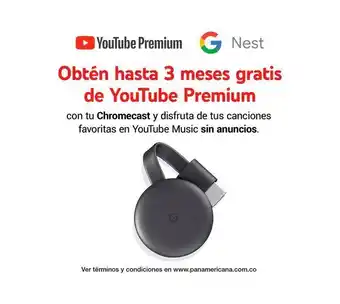 Panamericana Google chromecast 3 oferta