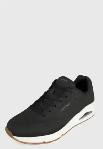 Tenis lifestyle negro-blanco skechers uno - stand on air