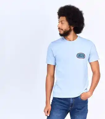 Rafael camiseta con estampado y silueta confort unser