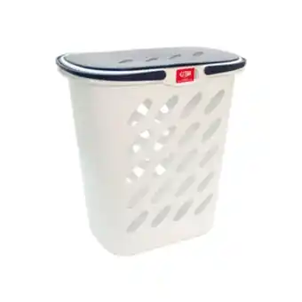 Canasta para ropa estra 46 litros blanca
