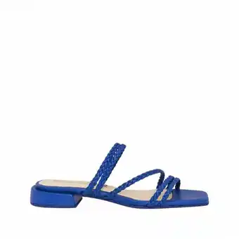 Bon-Bonite Sandalias en cuero color azul pacífico oferta
