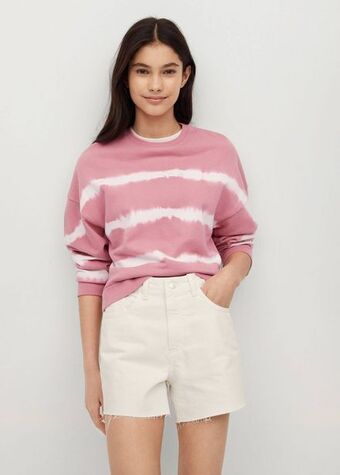 Mango Sudadera algodón tie-dye oferta