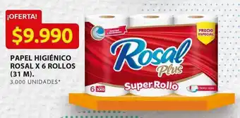 Ara Papel higiénico rosal plus oferta