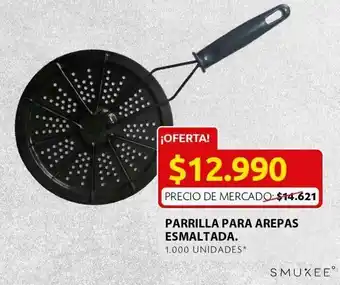 Ara Parrilla para arepas esmaltada oferta
