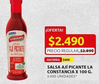 Ara Salsa ají picante la constancia 100g oferta