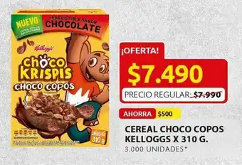 Cereal choco copos kellogg's 310g