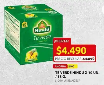 Ara Té verde hindu 10un oferta