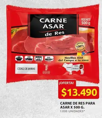 Ara Carne de res para asar 500g oferta