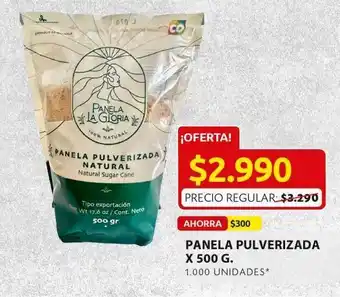 Ara Panela pulverizada 500g oferta