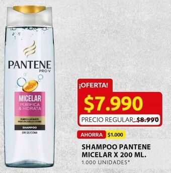 Ara Shampoo pantene micelar 200ml oferta