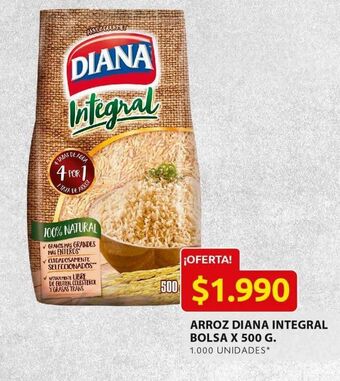 Ara Arroz diana integral 500g oferta