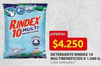 Ara Detergente rindex 10 multibeneficios 1000g oferta