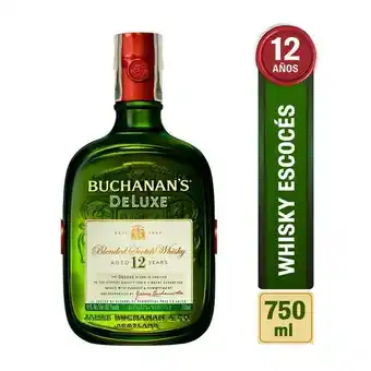 Éxito Whisky buchanans deluxe x 750 ml oferta