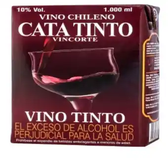 Makro Vino chileno cata tinto 1000ml oferta