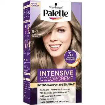 MegaTiendas Tinte palette rubio claro cenizo 8-1 x 1 und oferta