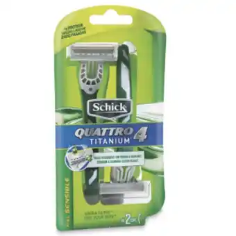 Maquina schick quattro men piel sensible 2u