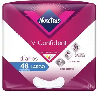 Makro Protectores v-confident largo nosotras 48 unidades oferta