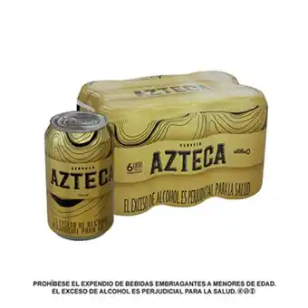 MegaTiendas Cerveza azteca lata 6 unds x 330 cm3 c/u oferta