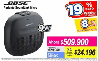 Alkomprar Bose Parlene SoundLink Micro oferta
