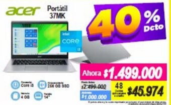Alkomprar Acer Portátil 37MK oferta