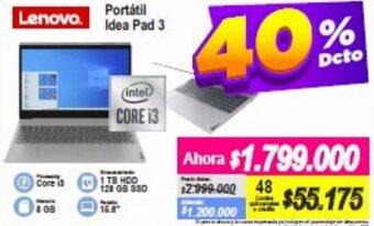 Alkomprar Lenovo Portátil Idea Pad 3 oferta