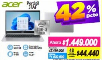Alkomprar Acer Portátil 37AF oferta