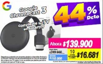 Alkomprar Google Chromecast 3 oferta
