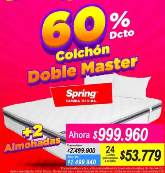 Alkomprar Colchón Doble Master Spring oferta